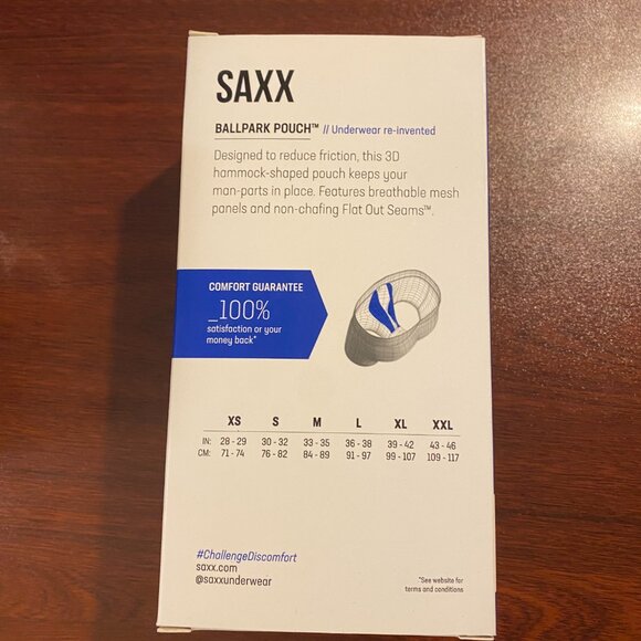 Saxx VIBE 2 pack Boxer Briefs Ultimate Comfort Max-Tisse/Navy - Picture 3 of 3